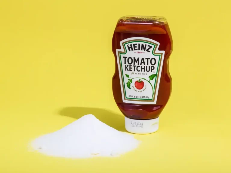 Este într-adevăr atât de mult zahăr într-o sticlă de ketchup Heinz?