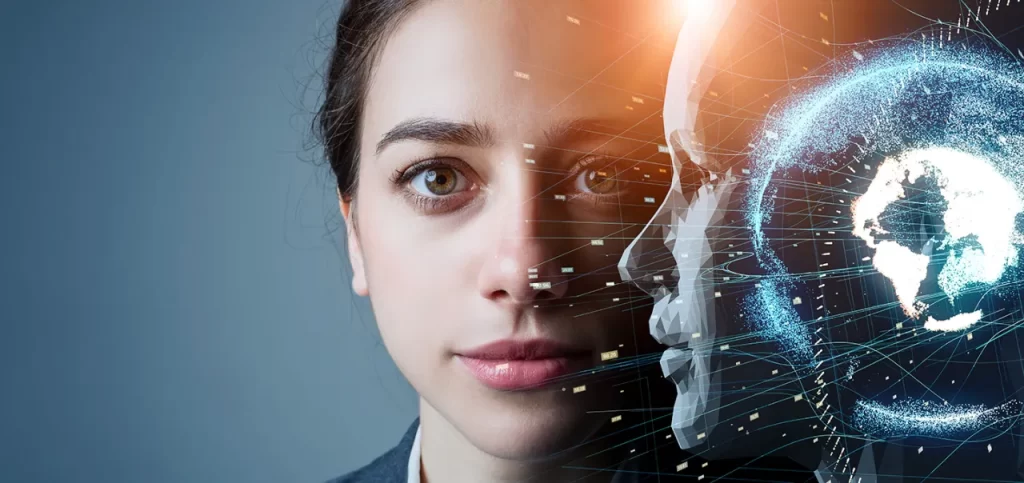 Ai curaj să ghicești care față e adevărată și care e făcută de inteligență artificală în poza asta?