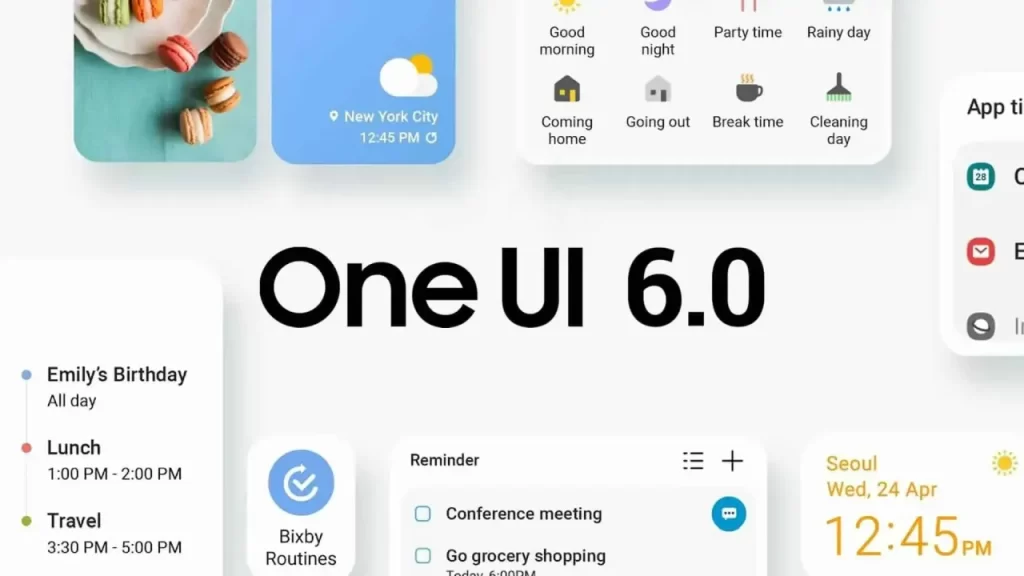 Android 14 și One UI 6, disponibile și pentru gama medie Galaxy.