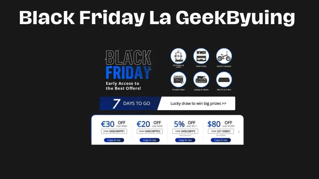 Black Friday pe Geekbuying: oferte de nerefuzat la produse din Europa!