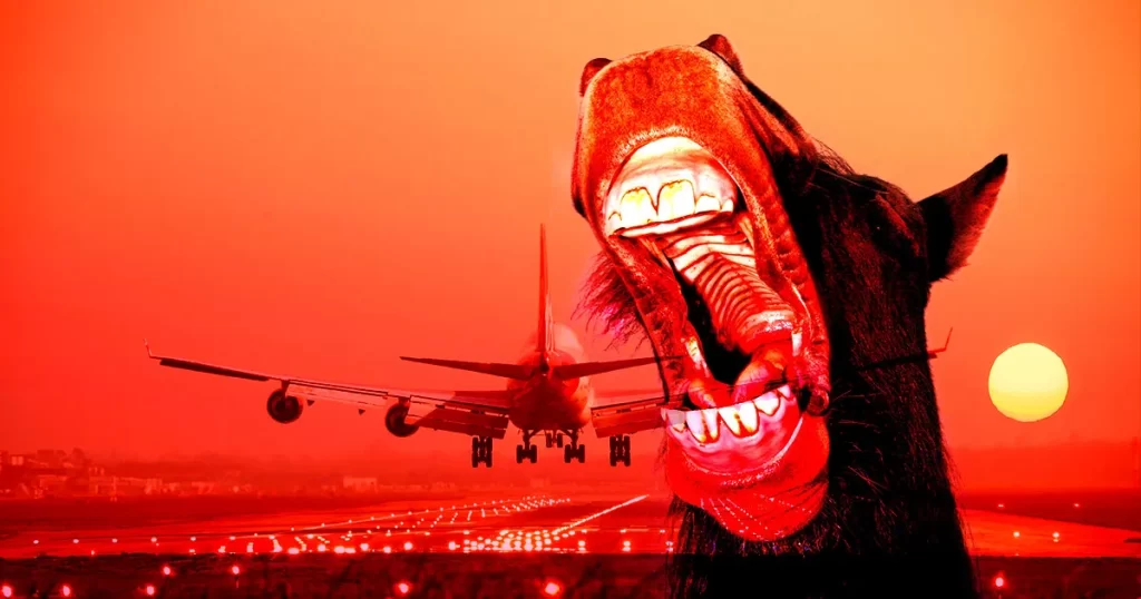 Un cal s-a dezlănțuit într-un Boeing, iar avionul a aterizat de urgență