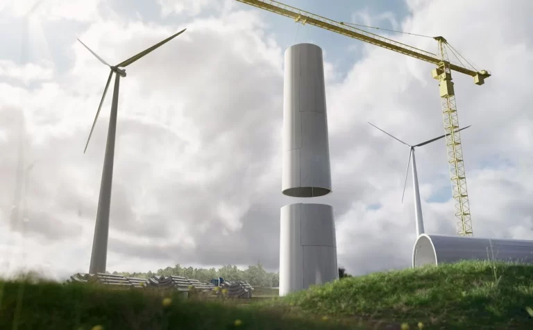 O invenție Suedeză revoluționează energia eoliană Turnul din lemn